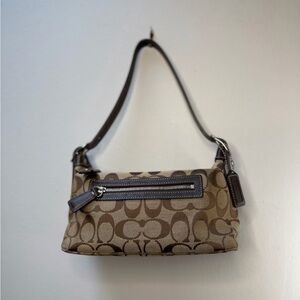COACH Signature Pattern Handbag 6044 Mini